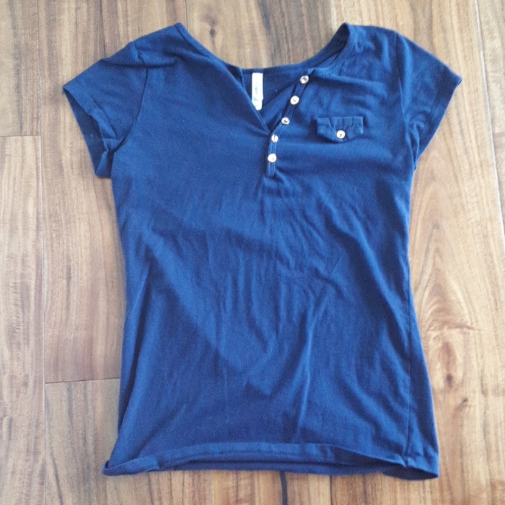 Navy blue T-shirt